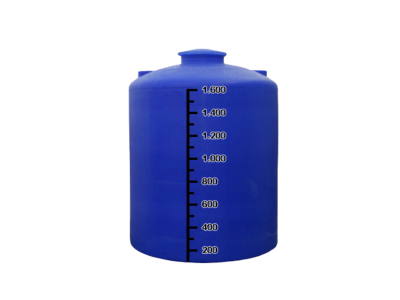 5025 - Tanque Cilíndrico Vertical Fechado Fundo Plano 1.600L